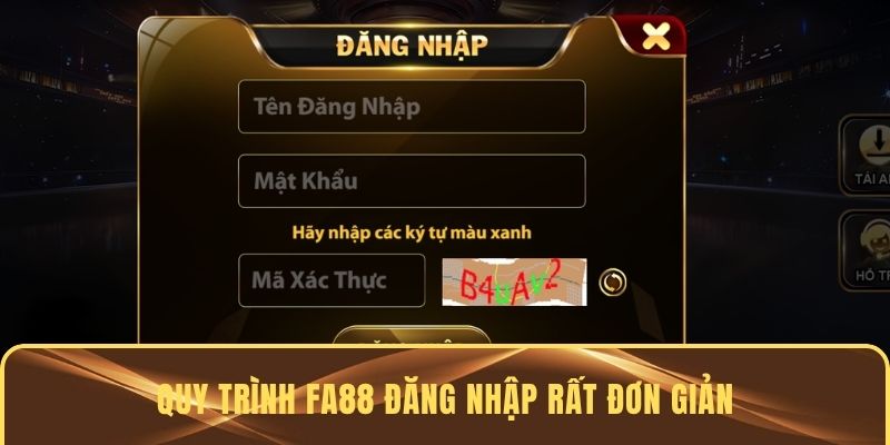 Quy trình FA88 đăng nhập rất đơn giản